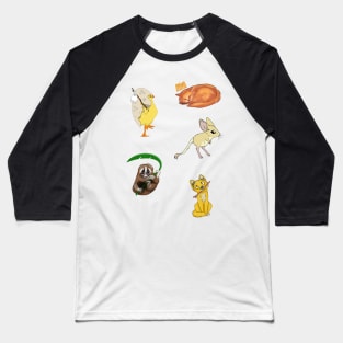 Cute Animals Selection Pack Baseball T-Shirt